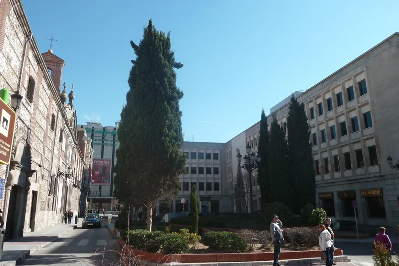 Plaza de las Descalzas, the small square the monastery stands on